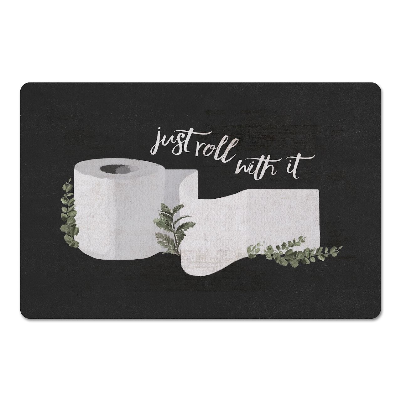 18" x 27" Just Roll with Toilet Paper Floor Mat